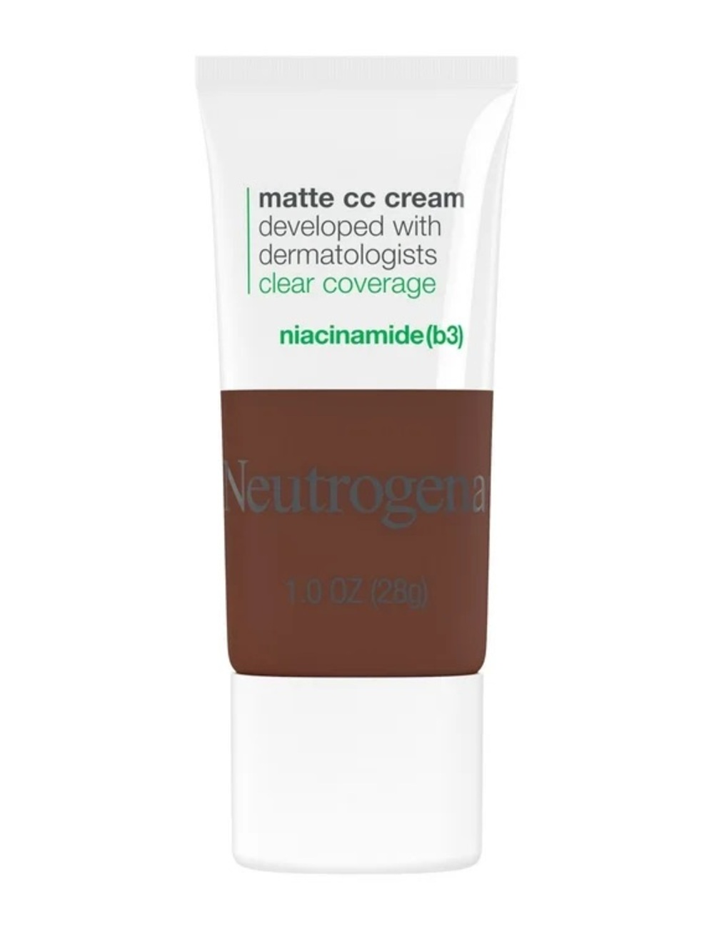 Neutrogena Clear Coverage Flawless Matte CC Cream- Sienna, NEW